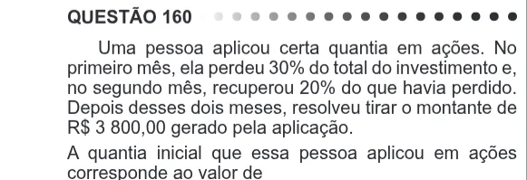 Imagem da questão 160 do ENEM 2011 (Matemática)