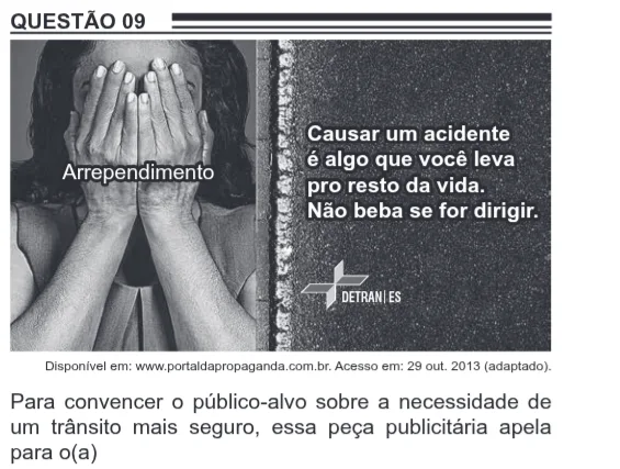 Imagem da questão 9 do ENEM 2022 (Linguagens)