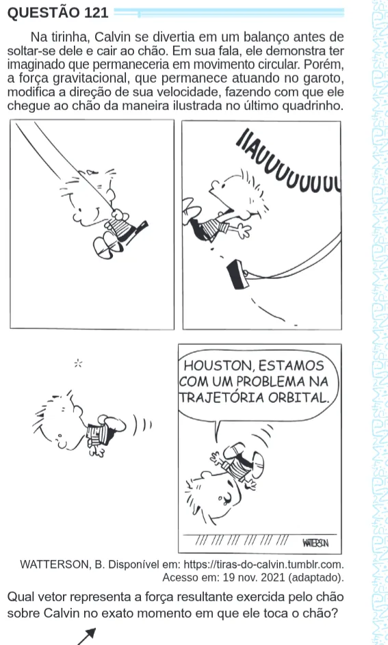 Imagem da questão 121 do ENEM 2024 (Ciências da Natureza)