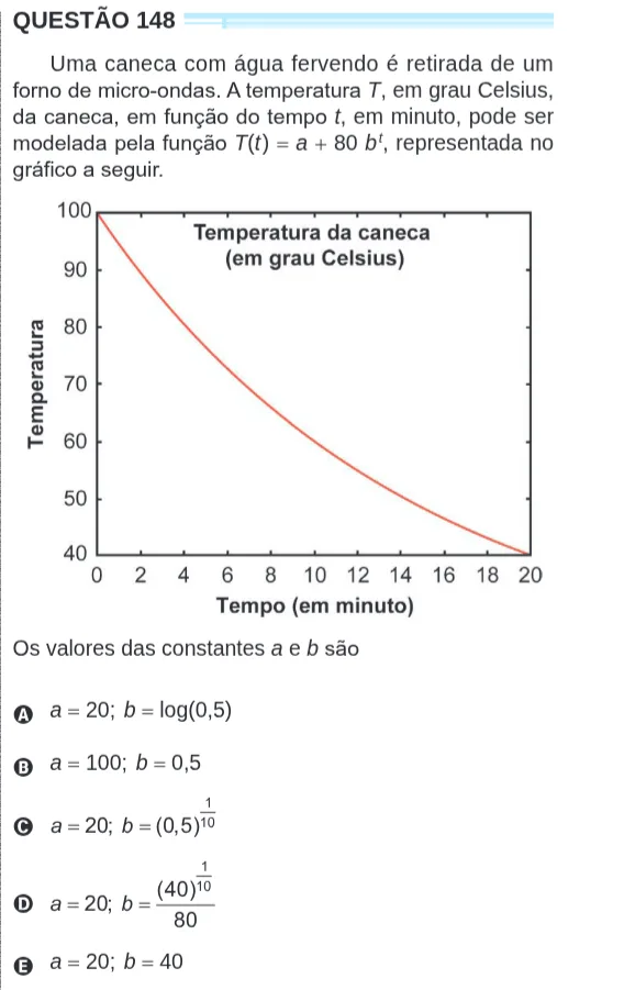 Imagem da questão 148 do ENEM 2024 (Matemática)